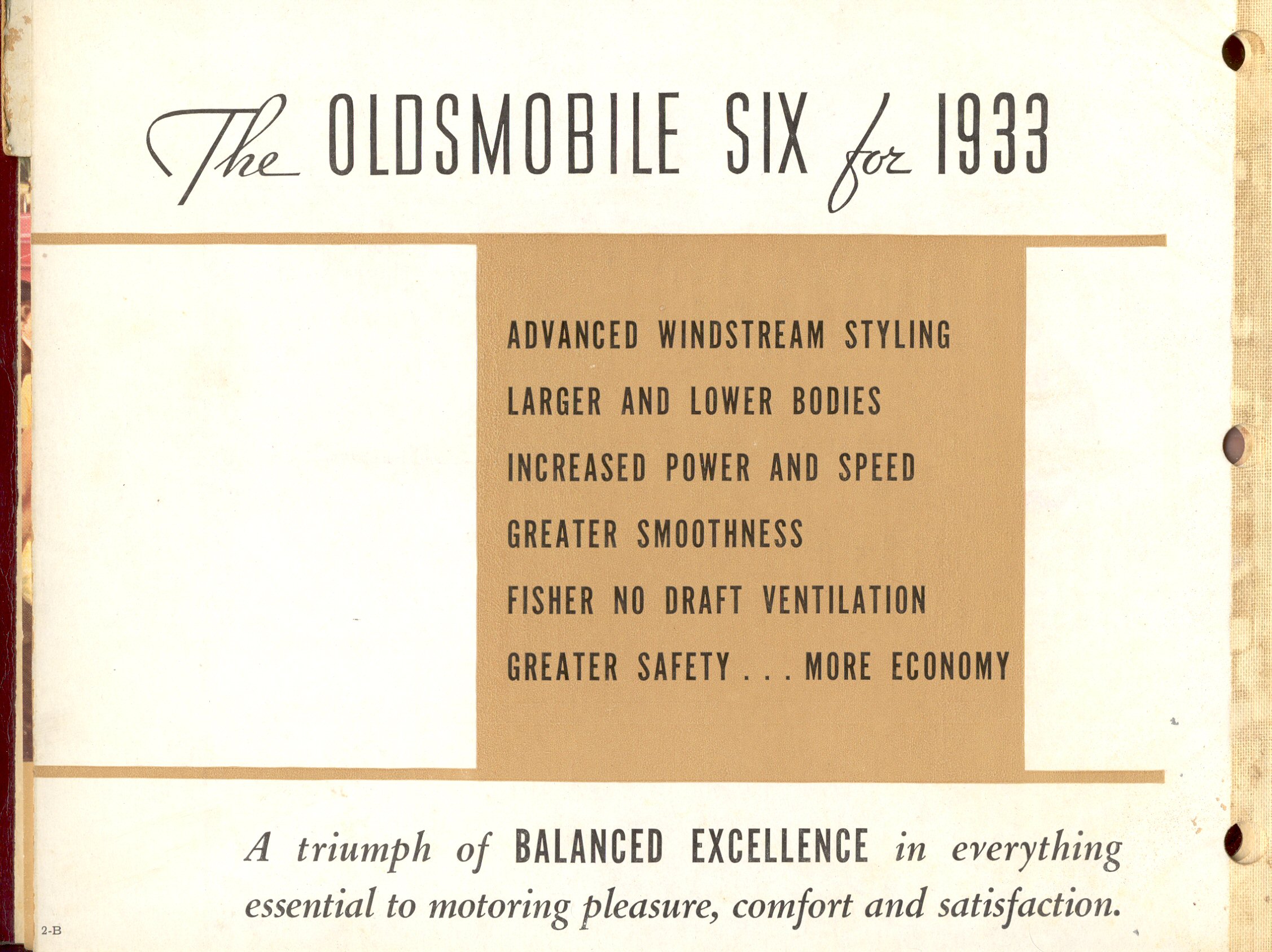 1933 Oldsmobile Motor Cars Booklet Page 57